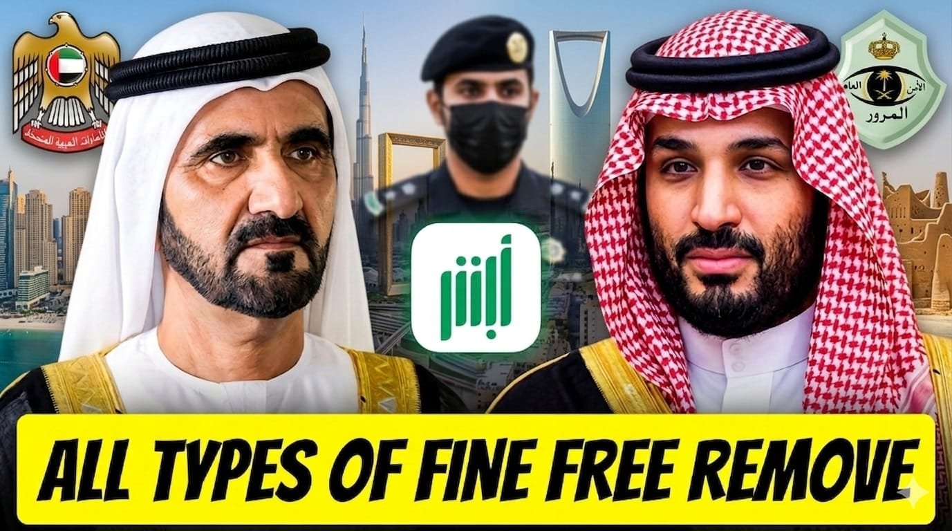 How To Remove All Type Fines In Saudia Arabia & UAE